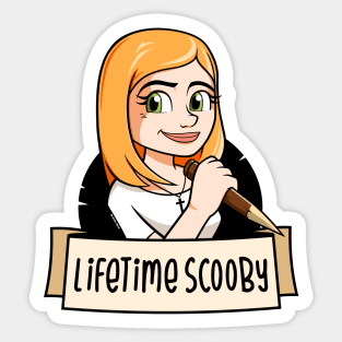 Lifetime Scooby Sticker